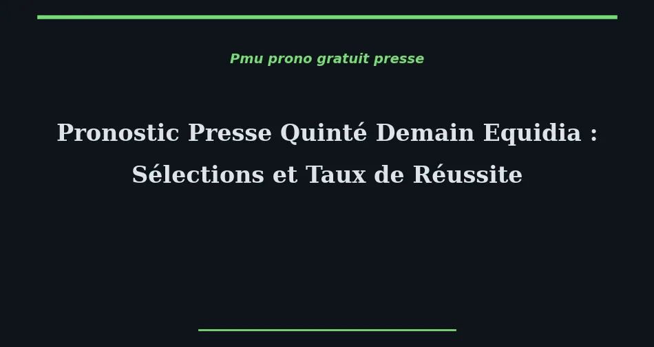 Consultant Equidia décryptant le pronostic presse quinté demain equidia devant un écran de courses à Vincennes